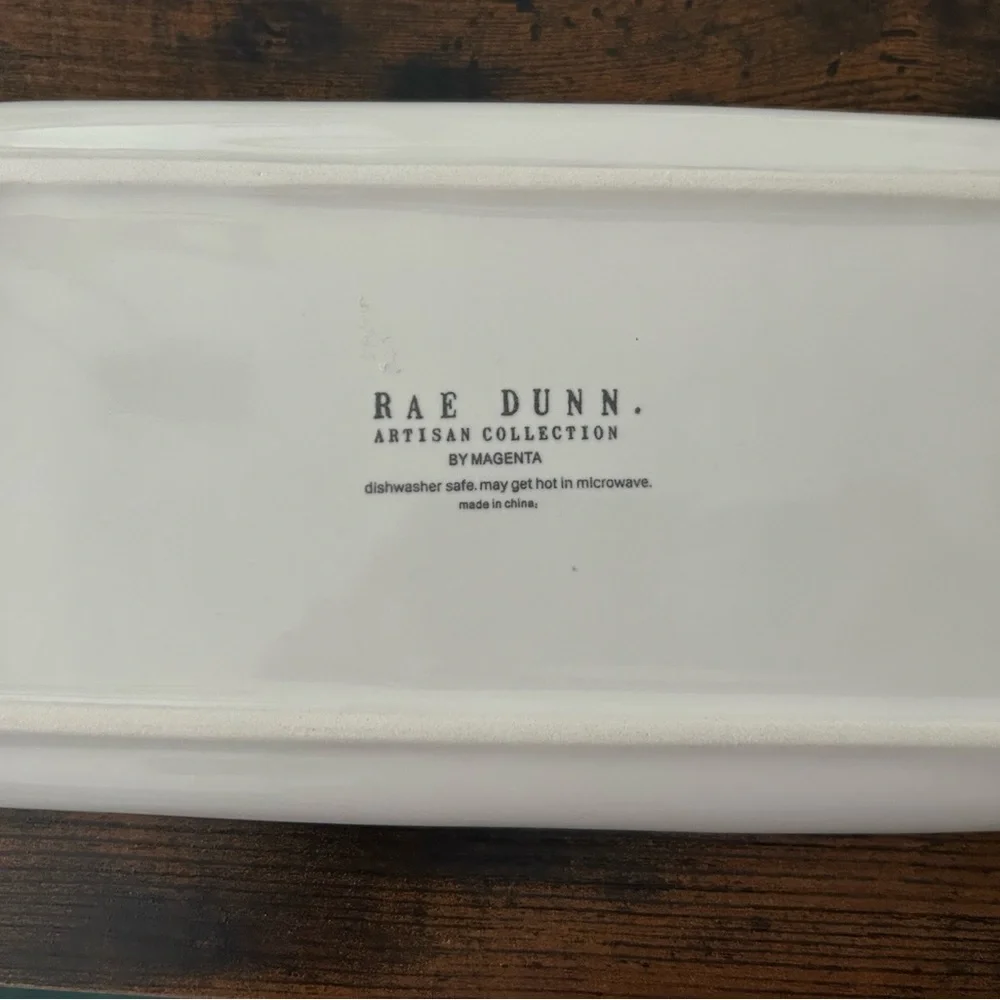 Rae Dunn HUSTLE Tray